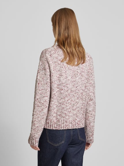 Tom Tailor Weicher Strickpullover mit Woll-Anteil Rosa 5