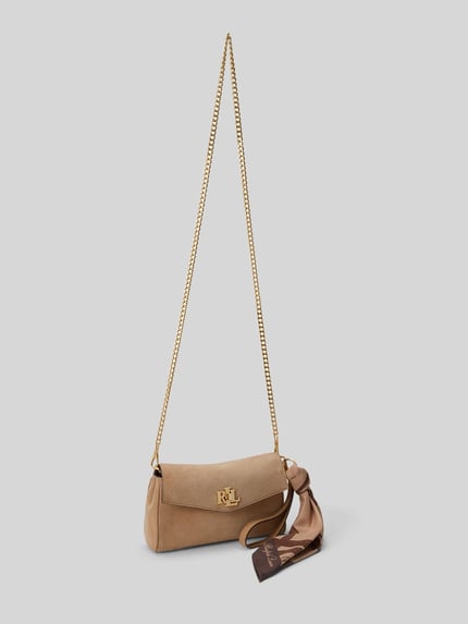 Lauren Ralph Lauren Umhängetasche aus echtem Schafsleder Camel 3