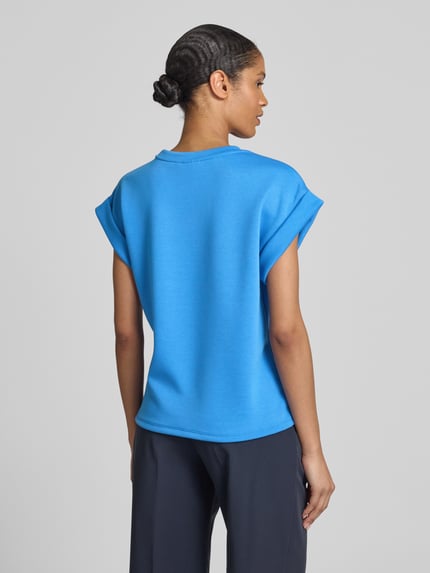 VILA T-shirt met ronde hals, model 'SIFFI' Koningsblauw - 5