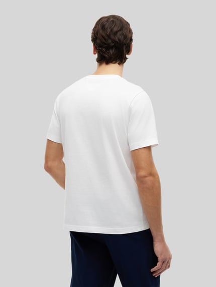 Tommy Hilfiger regular fit T-shirt van puur katoen Wit - 5
