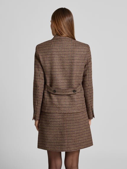 Weekend Max Mara Krótki żakiet o kroju regular fit z mieszanki żywej wiskozy model ‘GERUSIA’ Camel 5