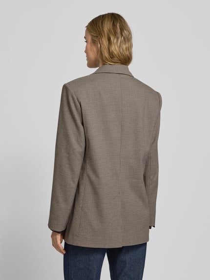 Style Icon Collection Blazer mit Mini-Karomuster Dunkelbraun 5