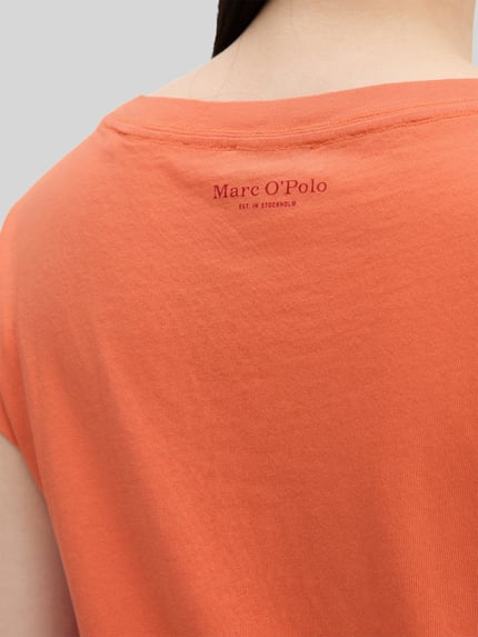 Marc O'Polo Regular Fit T-Shirt aus reiner Baumwolle Orange 3