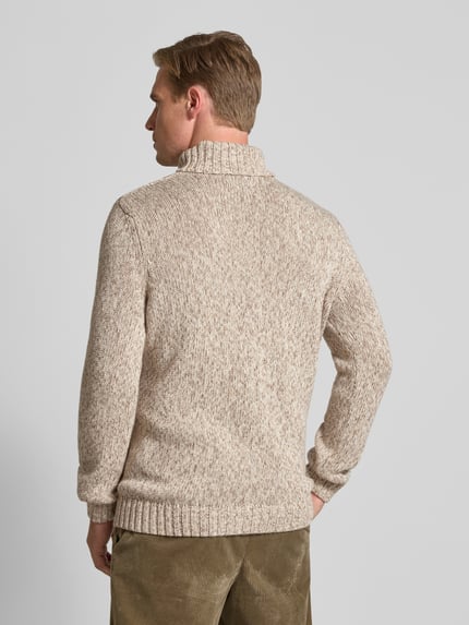 RAGMAN Regular Fit Rollkragenpullover mit gerippten Abschlüssen Offwhite 5