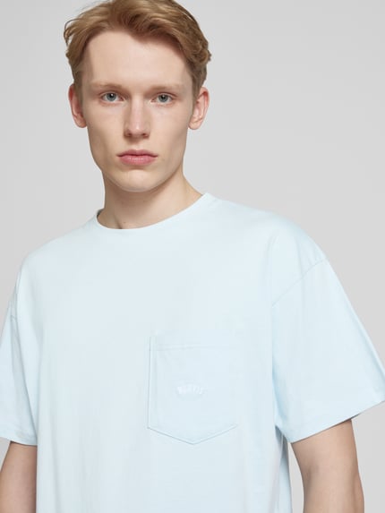 BLKVIS T-Shirt mit Brusttasche Hellblau 3