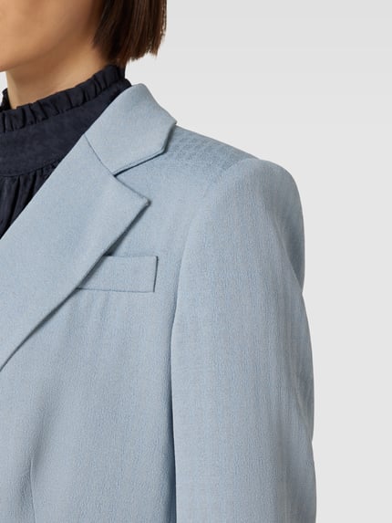 Emporio Armani Blazer mit Knopfverschluss Hellblau 3