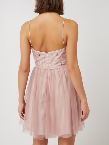Laona Cocktailjurk met pailletten Rosé - 5