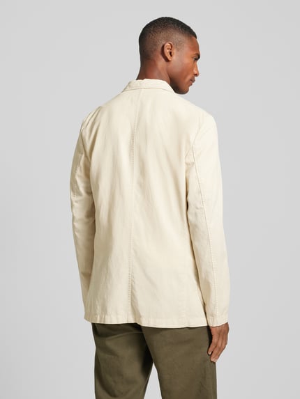 MANGO Regular Fit 2-Knopf-Sakko mit Leinen-Anteil Beige 5