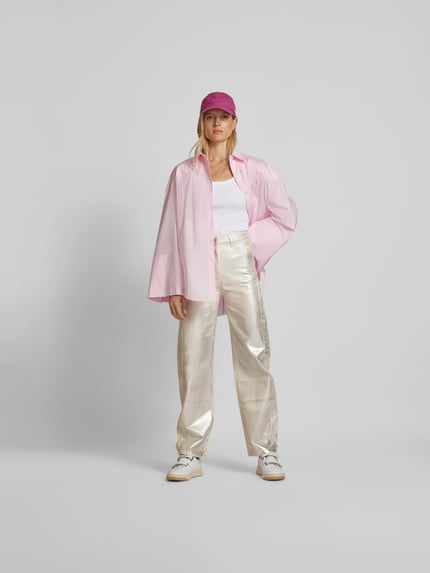 Iro Stoffen broek met 5-pocketmodel Ecru - 1