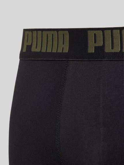 PUMA Trunks mit Label-Detail im 2er-Pack Khaki 2