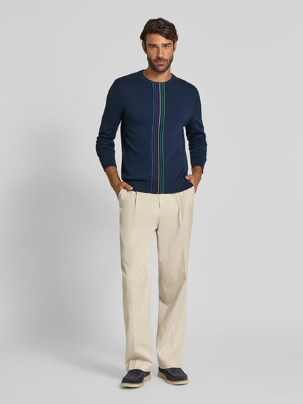 Paul Smith Strickpullover mit Woll-Anteil Marine 1