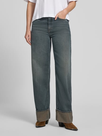 DRYKORN Straight Fit Jeans aus reiner Baumwolle Modell 'Medley' Blau 4