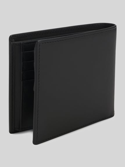 HUGO Portemonnaie aus echtem Rindsleder Modell 'Tibby_2.0_Trifold' BLACK 2