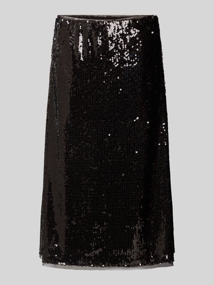 Milano Italy Midirok met pailletten Chocoladebruin - 2