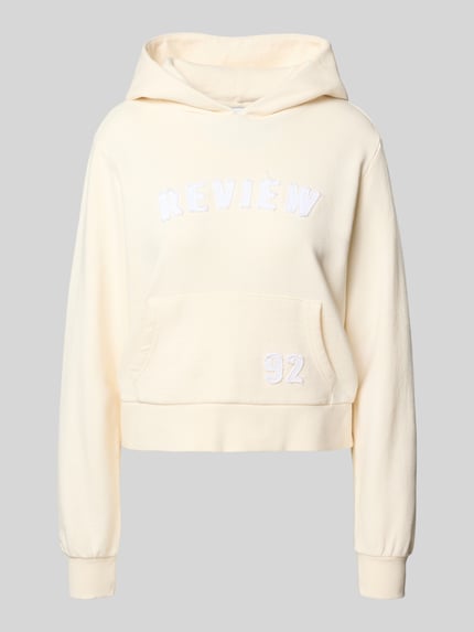REVIEW Hoodie mit Kapuze Offwhite 2