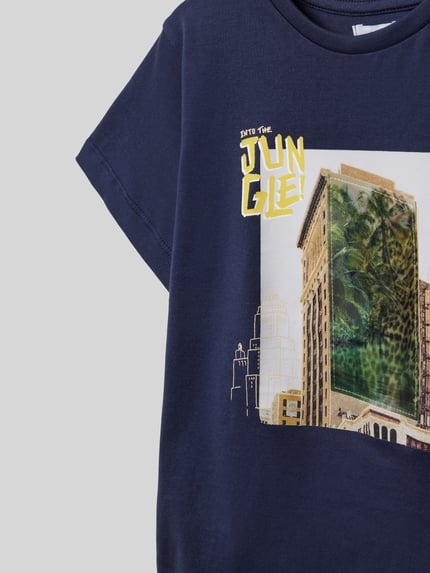 Mayoral T-Shirt mit Rundhalsausschnitt Marine 2