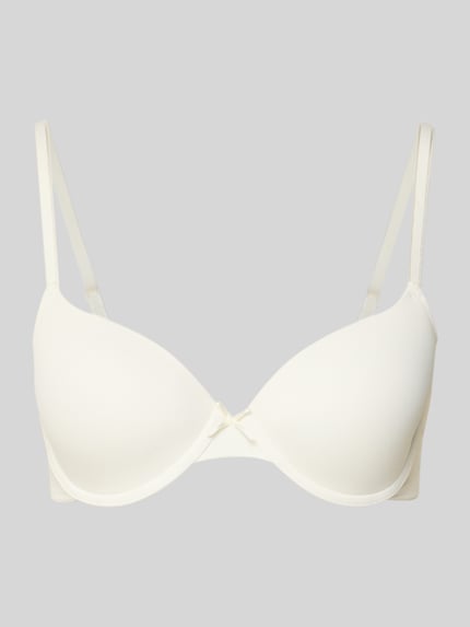 LASCANA Duże rozmiary biustonosz z fiszbinami z cienkie ramiączka model 'PERFECT BASICS' Złamany biały 1