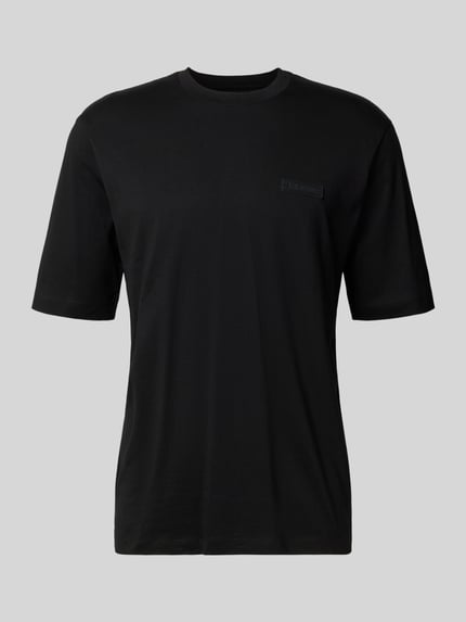Armani Exchange T-shirt z naszywką z logo Czarny 2