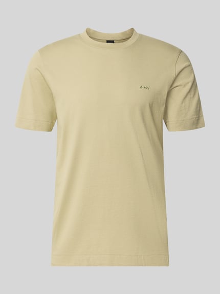 BOSS Regular Fit T-Shirt aus reiner Baumwolle Modell 'Thompson' Hellgruen 2
