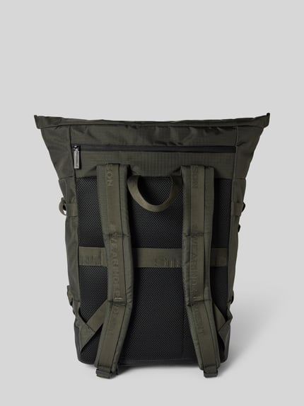 Strellson Rucksack mit Strukturmuster Modell 'sebastian' Khaki 4