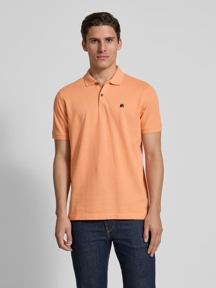 LERROS Poloshirt mit Label-Stitching Orange 4