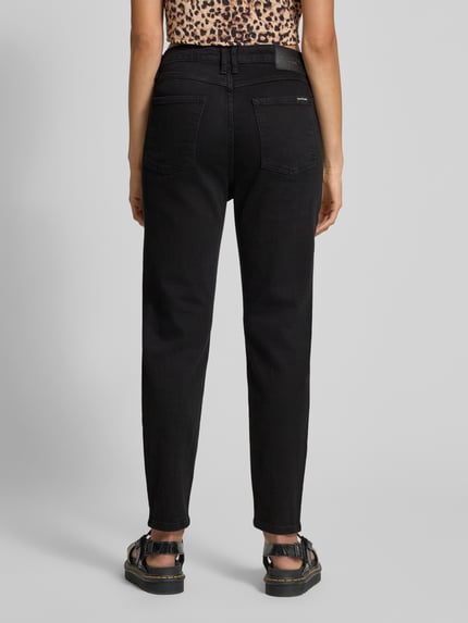Marc O'Polo DENIM Jeans met labelpatch Zwart - 5
