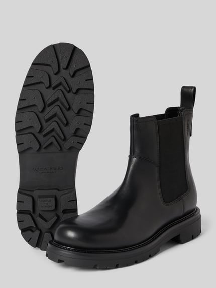 Vagabond Chelsea Boots aus Rindsleder mit Profilsohle Black 4