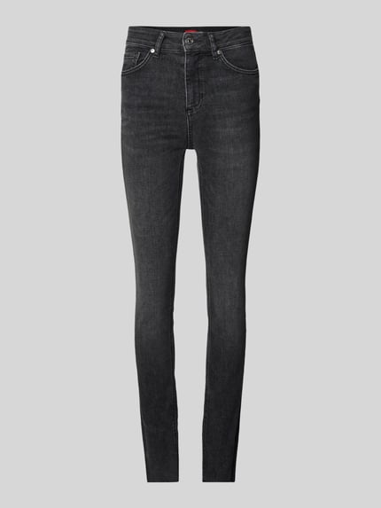 HUGO Jeansy o kroju skinny fit z 5 kieszeniami model ‘Girali’ Antracytowy 2