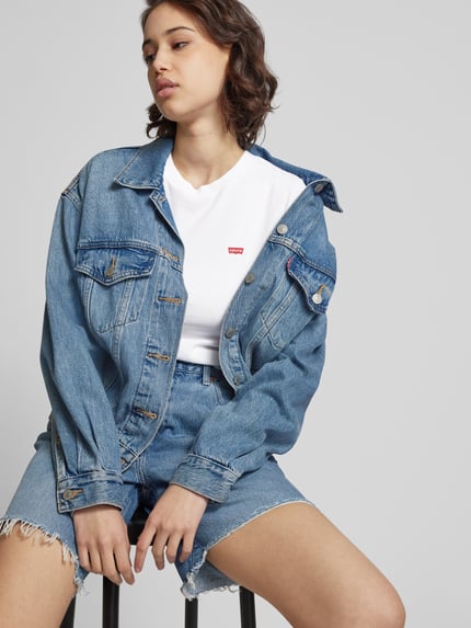 Levi's® T-shirt z nadrukiem z logo model ‘ESSENTIAL SPORTY’ Biały 3