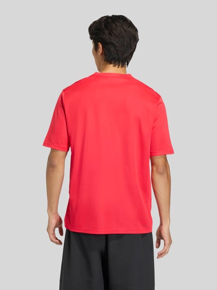adidas Training Regular Fit t-shirt met logodetail Rood - 4