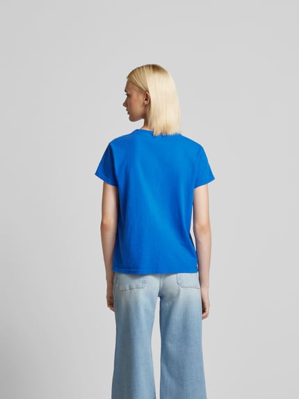 Mother T-shirt met motiefprint Blauw - 5