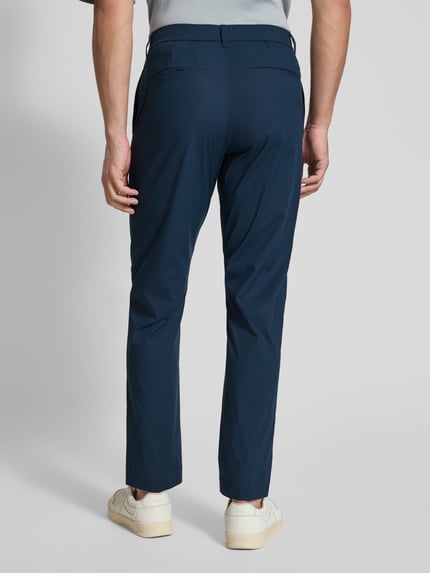 Selected Slim Fit Hose mit Tunnelzug Modell 'LERO' Marine 5