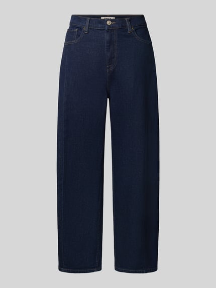 Produktfoto, ciemnogranatowe jeansy Barrel Jeans aus Baumwoll-Mix Modell 'JESSICA' von ONLY, damskie, gładka tekstura
