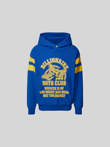 Billionaire Boys Club Oversized Hoodie aus Baumwolle Blau 2