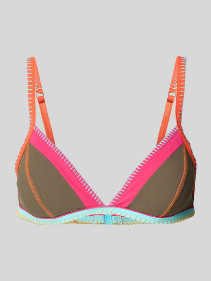 Góra od bikini we wzór na całej powierzchni model 'TEKNICOLOR Taeko' Shop The Look MANNEQUINE