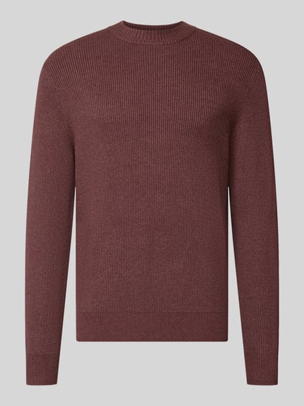 Jake*s Studio Men Regular Fit Pullover aus Viskose-Mix Modell 'MATTI' Bordeaux 2