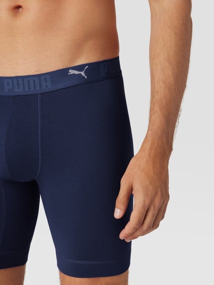 PUMA Trunks mit Label-Details im 2er-Pack Blau 3