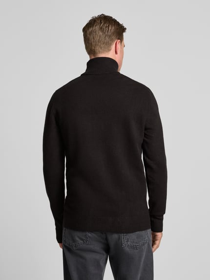 Casual Friday Strickpullover mit Rollkragen Modell 'HEINE' Black 5