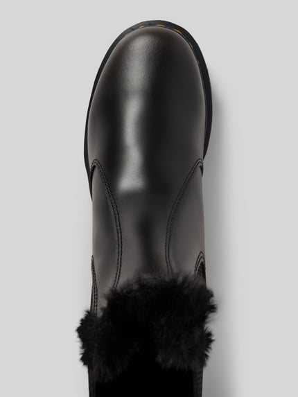 Dr. Martens Chelsea boots van echt leer, model 'Leonore' Zwart - 3