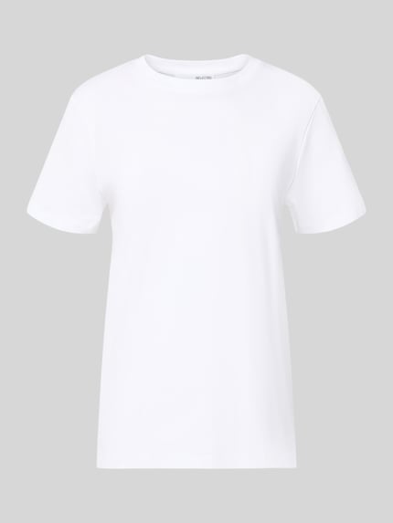 Regular fit T-shirt van puur katoen, model 'MYESSENTIAL' Shop The Look MANNEQUINE