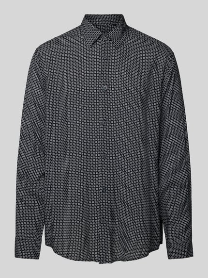 Armani Exchange Regular fit vrijetijdsoverhemd van viscose met knoopsluiting Marineblauw - 2
