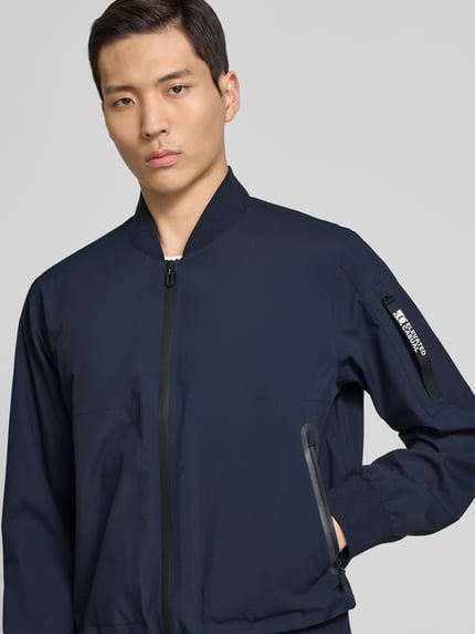 s.Oliver RED LABEL Regular Fit Blouson mit Stehkragen Dunkelblau 3