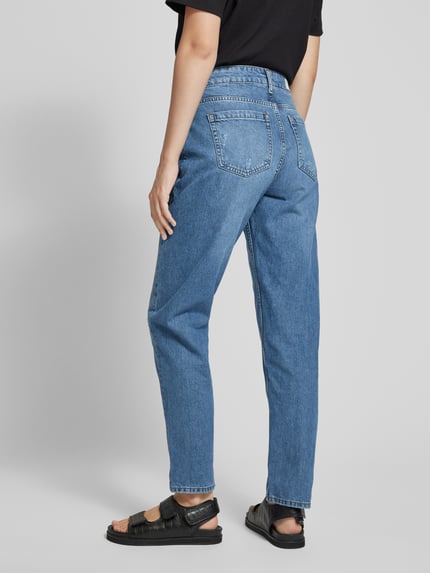 Smith and Soul Baggy fit jeans in een destroyed-look Jeansblauw - 5