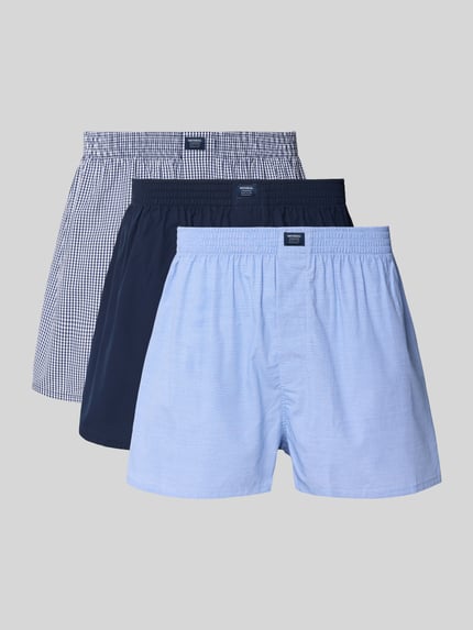 MCNEAL Boxershorts mit elastischem Bund im 3er-Pack Marine 1