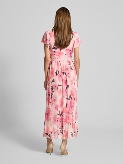 ZABAIONE Midikleid mit Taillengürtel Rosa 5