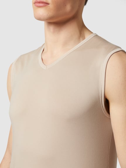 Mey Tanktop mit Stretch-Anteil Modell 'Muscle' Ecru 3