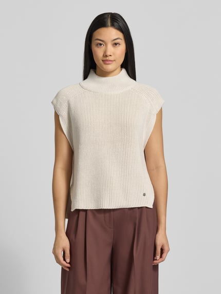 monari Spencer met labeldetail Ecru - 4