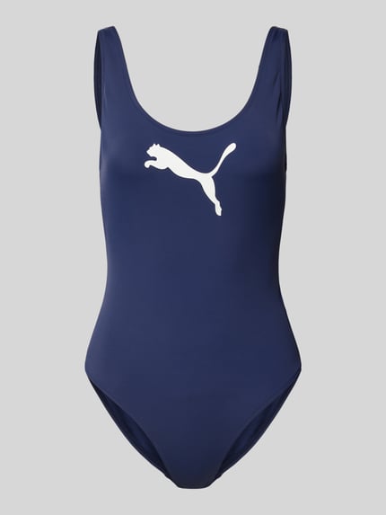 PUMA Badpak met logoprint Marineblauw - 1