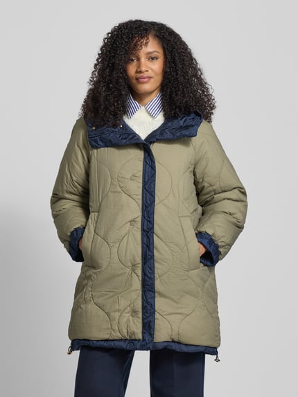 Weekend Max Mara Regular Fit Steppmantel mit Kapuze Modell 'ANFORA' Marine 6