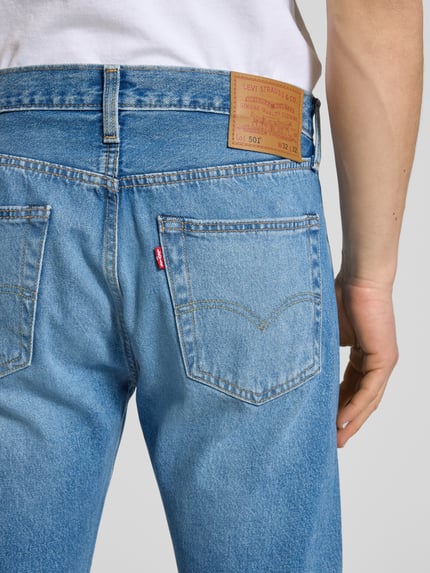 Levi's® Wide Leg fit jeans model '501®' Lichtblauw - 3